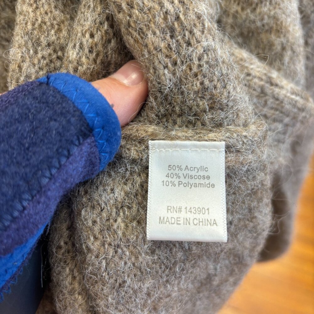 Latte Heather Mohair Sweater - Picture 6 of 7